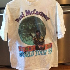 Rare vintage 1993 Paul McCartney concert T-shirt